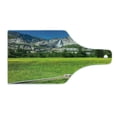thumbnail image 2 of Yosemite Cutting Board, Falls in Yosemite National Park California USA Countryside Landmark Picture, Decorative Tempered Glass Cutting and Serving Board, Wine Bottle Shape, Green Blue, by Ambesonne, 2 of 5