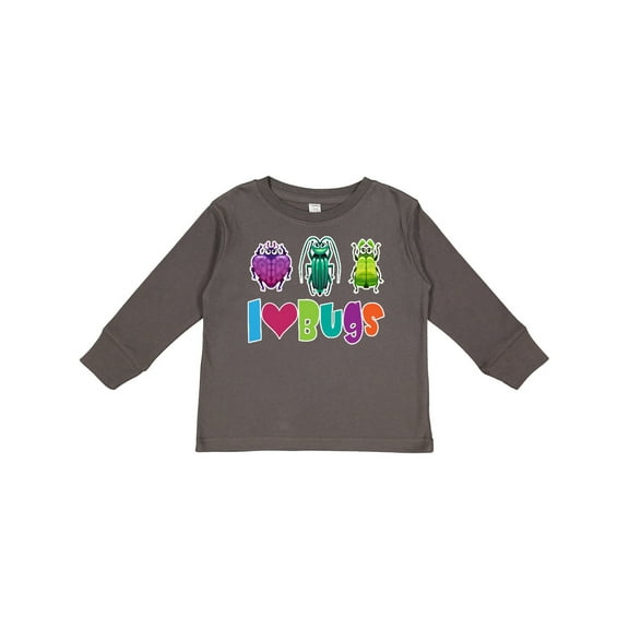 Inktastic I Love Bugs Boys or Girls Long Sleeve Toddler T-Shirt