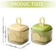 thumbnail image 3 of Wojeull Reusable Lint Roller Washable Sticky Roller Portable Home Travel Lint Roller Pet Hair Removal Tool Clothes Remover Hair Cleaner For Easy Removing Hair On Clothes Sofa, 3 of 4