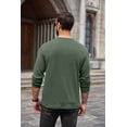 thumbnail image 5 of COOFANDY Men Long Sleeve Henley Shirs Casual Basic T Shirts Soild Button Tees with Pockets, 5 of 12