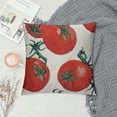 thumbnail image 2 of Qinduosi  Fruits Embroidery Throw Pillow Cover Tomato Pattern Decorative Cushion Covers Soft Accent Pillow Covers (Tomato,"), 2 of 5