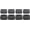 8, variant on Anti Vibration Pads for Washing Machine, Washer and Dryer Pedestals, Rubber Washing Machine Foot Pads Shock Absorbing & Non-Slip Protect The Laundry Room Floor (4 Pcs)