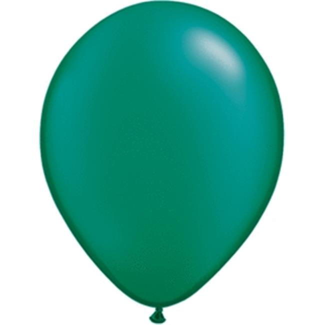 Qualatex 6218 11 In. Pearl Emerald Green Latex Balloon - Walmart.com