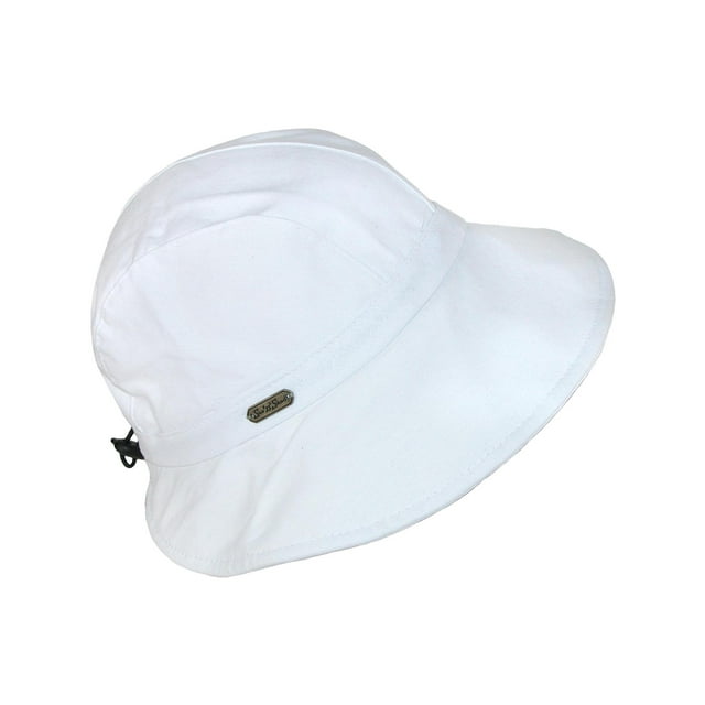 Sun N Sand Cotton Packable Facesaver Hat with Adjustable Toggle (Women