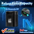 thumbnail image 2 of TenHutt 60V 5.0Ah Replacement for Greenworks  60V Battery Max Lithium Ion  LB60A00 LB60A01 LB60A02 LB60A03, 2 of 6