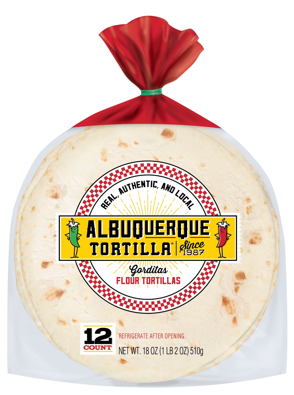 Albuquerque Tortilla Gorditas Flour Tortillas 18 oz. Bag
