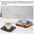 thumbnail image 5 of Uxcell 4pcs Kitchen Coasters Cup Mat Table Pad Silicone Heat Resistant Trivet Mat-Black/Light Grey/Green/Orange, 5 of 5