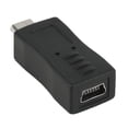 thumbnail image 3 of adaptadores de conector de cargador micro mini USB hembra a mini micro USB macho (negro), 3 of 7