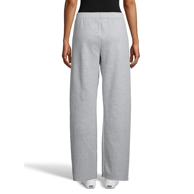 Hanes Women's Petite Open Bottom Sweatpants