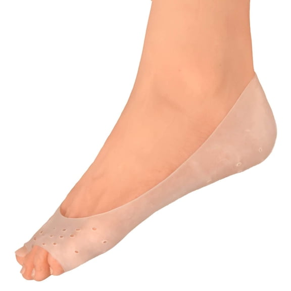 Dr. Frederick's Original Moisturizing Gel Socks - 4 Pc - Prevents Dry Cracked Heels & Cracked Feet - Day & Night Socks - W4-10 | M5-8