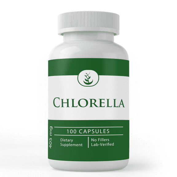 Pure Original Ingredients Chlorella, 100 Capsules Always Pure, No Additives Or Fillers, Lab Verified