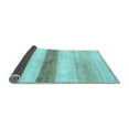 thumbnail image 2 of Ahgly Company Indoor Rectangle Solid Light Blue Modern Area Rugs, 6' x 9', 2 of 4