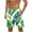 Green#2, variant on Xuniizn Beach Shorts for Men Casual Breathable Loose Elastic Drawstring Holiday Pants with Pockets Plus Size Soft Cozy Summer Shorts, S-5XL