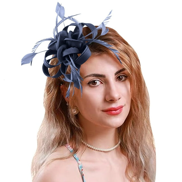 Heardband Fascinators pour Femmes - Chapeaux de Fête de Thé Élégants Classiques pour Mariage
