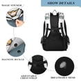 thumbnail image 4 of FORMRS Unisex School Backpack 17" Student Travel Bag with Laptop Compartment, Blue Cute Cat, 4 of 7