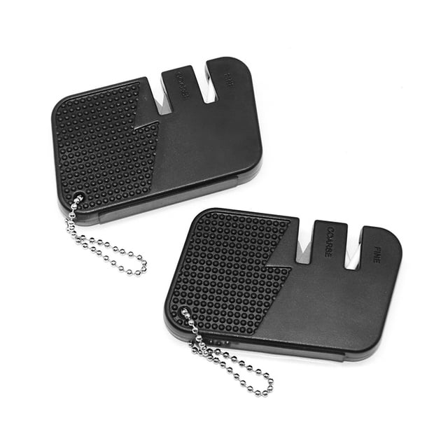 Kit de afilador de cuchillos TUNC 2 piezas Mini bolsillo portátil para acampar