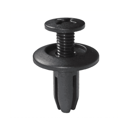 100 sets of plastic rivets-Black