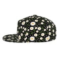 thumbnail image 3 of Fotbe Daisy Flat Bill Visor Cap Classic Snapback Hat Polyester Foam Trucker Hat Trucker Cap Adjustable Baseball Cap, 3 of 9
