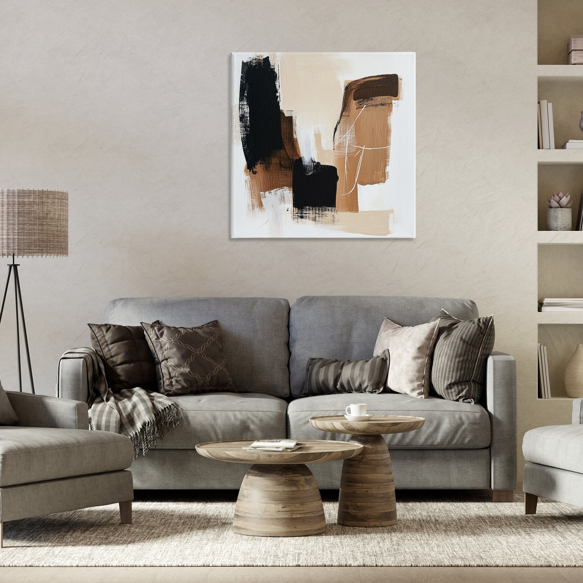 Stupell Industries Earthy Hues Neutral Balance Canvas Wall Art, design by Petal Prints Design