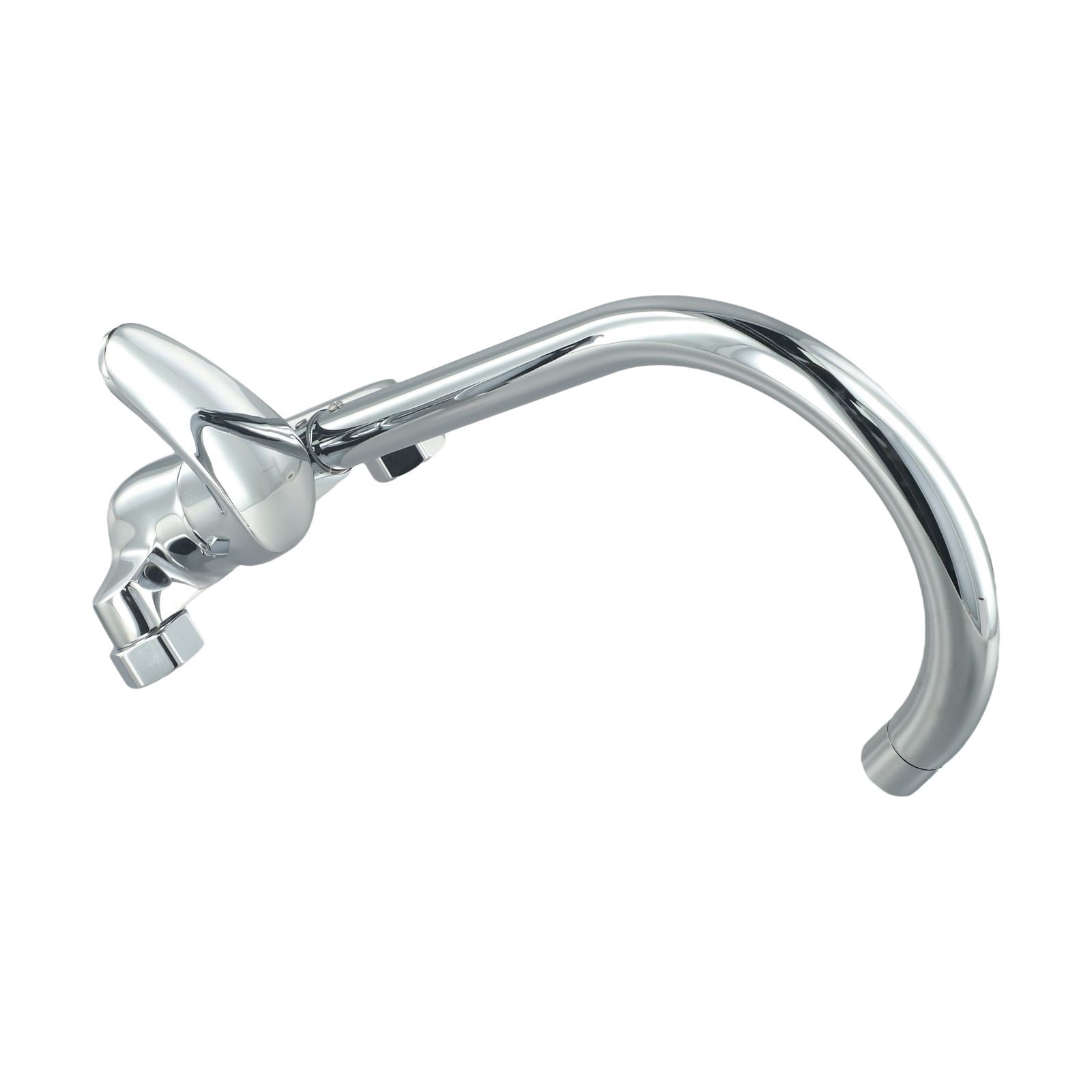 Wall Mounted Cold Hot Water Faucet Brass Chrome Sink Basin Mixer Tap Easy Installation Long lasting Performance Smile Home