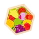 thumbnail image 2 of Rompecabezas de madera, juguetes Montessori, rompecabezas apilables, rompecabezas para niños pequeños Patrón C, 2 of 9