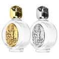 thumbnail image 1 of 2 botellas de agua bendita de vidrio para iglesia, recipientes vacíos para agua bendita., 1 of 7