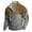 Gray, variant on Wutalume Men's Spring Casual Standing Collar Sweatshirt, Outdoor Wear Loose Fit Long Sleeve Top, Comfortable Fabric for Everyday Use and Adventure Trips,Army Green L