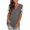#1-Gray, variant on PATLOLLAV Womens Tops,Women Lace Short Sleeve V-Neck TShirts Loose Casual Summer Tee Tops