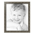 thumbnail image 2 of ArtToFrames 14" x 17" Silver Picture Frame, 14x17 inch Silver Wood Poster Frame (WOM-4993),  Pack, 2 of 7