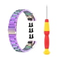 thumbnail image 1 of Stainless Steel Replacement Band for Smart Wristband Accessories Durable Three Link Design with Rainbow Gradient Finish Universal Compatibility, 1 of 4