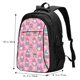 thumbnail image 5 of Easygdp pink Holiday Joy Mochila para Laptop de Viaje con Puerto USB, Mochila para Laptop con Puerto de Carga USB para Mujeres y Hombres, 5 of 7