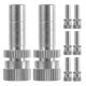 thumbnail image 2 of 8pcs Low Pressure Brass Misting Nozzles Quick Heads for Garden Cooling Outdoor Irrigation Silver 8 mm, 2 of 5