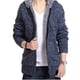 thumbnail image 4 of Sudadera de invierno para hombre, chaqueta tipo cárdigan con capucha y cremallera acolchada de terciopelo, sudaderas informales holgadas y cálidas, 4 of 4