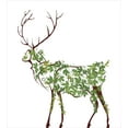 thumbnail image 3 of Ambesonne Antlers Duvet Cover Sets, Garden Deer Celebration, 2-Queen, Green Brown White, 3 of 7