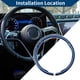 thumbnail image 3 of Funda de volante Unique Bargains Protector de volante para coche 14.96" Patrón de fibra de carbono azul 1 pieza, 3 of 6