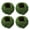 4Pcs, variant on Handwoven Rattan Artificial Moss Ball Planter, Natural Green Bonsai Plant Container, Desktop Micro Landscape Decorative Flower Pot For Indoor Home Garden & Anniversary Tabletop Ornament,,1Pc