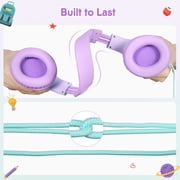 Mpow Kids Headphones with Microphone, 85/94dB Safe Volume Limit, over Ear Headphones for School Travel, Taro Purple & Mint Green