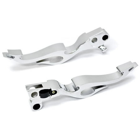 - Krator Chrome Clutch + Brake Flame Hand Levers Controls For 1996-2012 Harley Davidson FLSTN Softail DELUXE