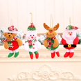 thumbnail image 4 of Merry Christmas Decorations Red Santa Snowman Elk Bear Pendant Xmas Tree Hanging Ornaments Crafts for Home Decor Supplier Gifts, 4 of 5