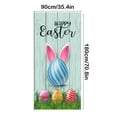 thumbnail image 3 of Decoraciones de Pascua, adornos de Pascua, regalos de Pascua, cortina de puerta de Pascua, lindo conejito, huevos de Pascua, escena festiva, decoración de porche y patio, cubierta de puerta, pancarta, 3 of 6