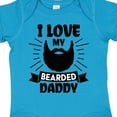 thumbnail image 4 of Inktastic I Love My Bearded Daddy with Beard Silhouette Boys or Girls Baby Bodysuit, 4 of 5