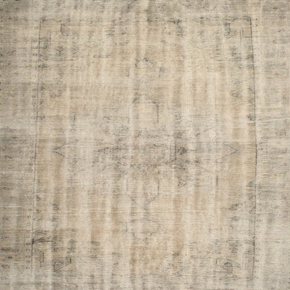 Ahgly Company Indoor Square Traditional Brown Persian Area Rugs, 3' Square
