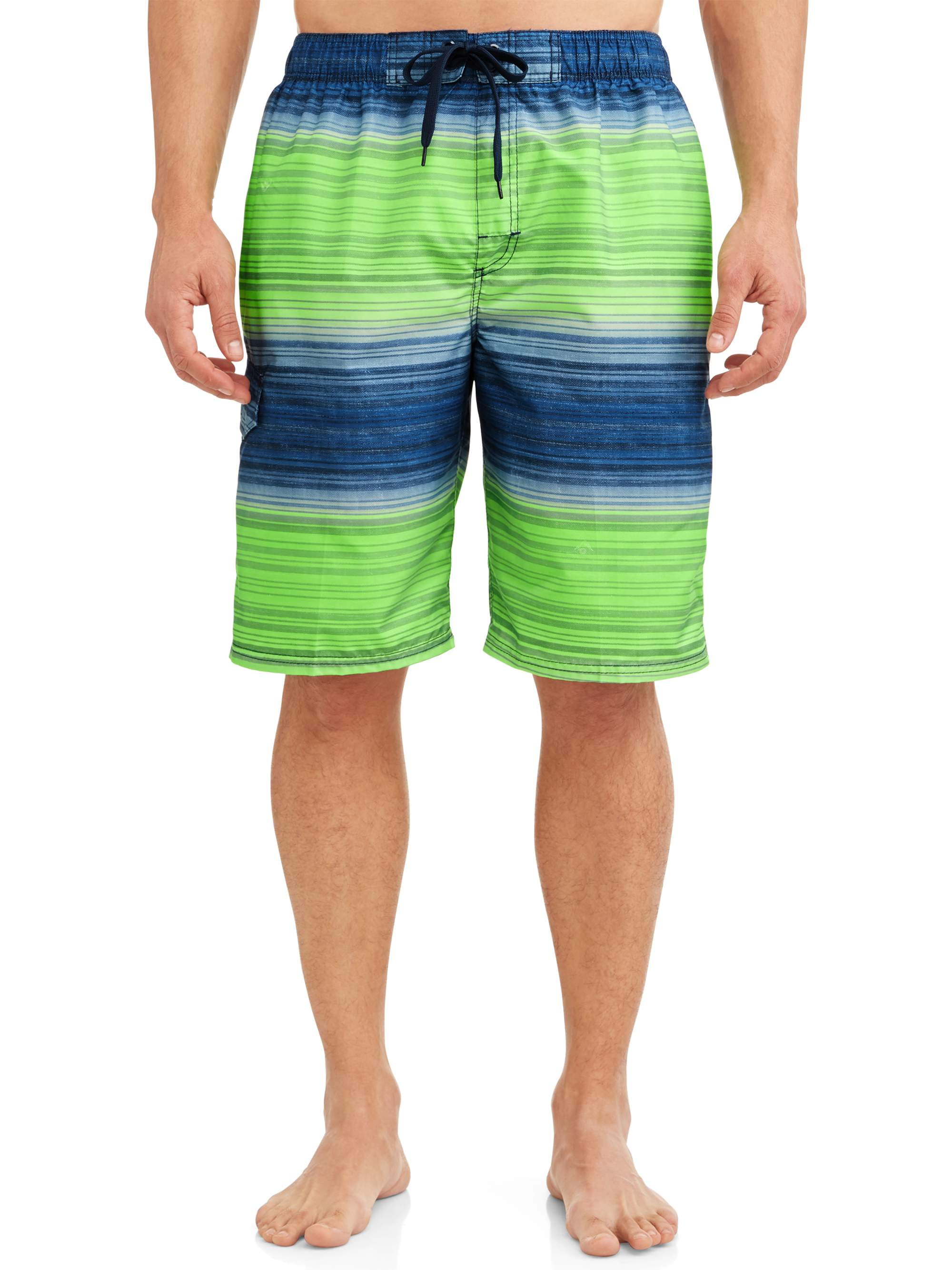 Kanu Surf - Kanu Surf Men's Haywire Print Long Trunk Swimsuit - Walmart ...