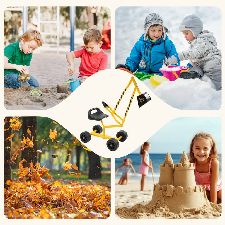 BalanceFrom Sandbox Digger Toy with Wheels, Excavator