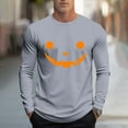 thumbnail image 2 of Kukoosong Men's Halloween T-Shirts Casual Crew Neck Long Sleeve Tops Athletic Wear Graphic Blouse Top, 2 of 5