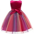 thumbnail image 2 of Flower Girls Sequin Dress Rainbow Tutu Birthday Party Princess Dress Pageant Gown, 2 of 5