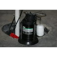 WAYNE SPF33 1/3 HP Thermoplastic Submersible Sump Pump With Vertical