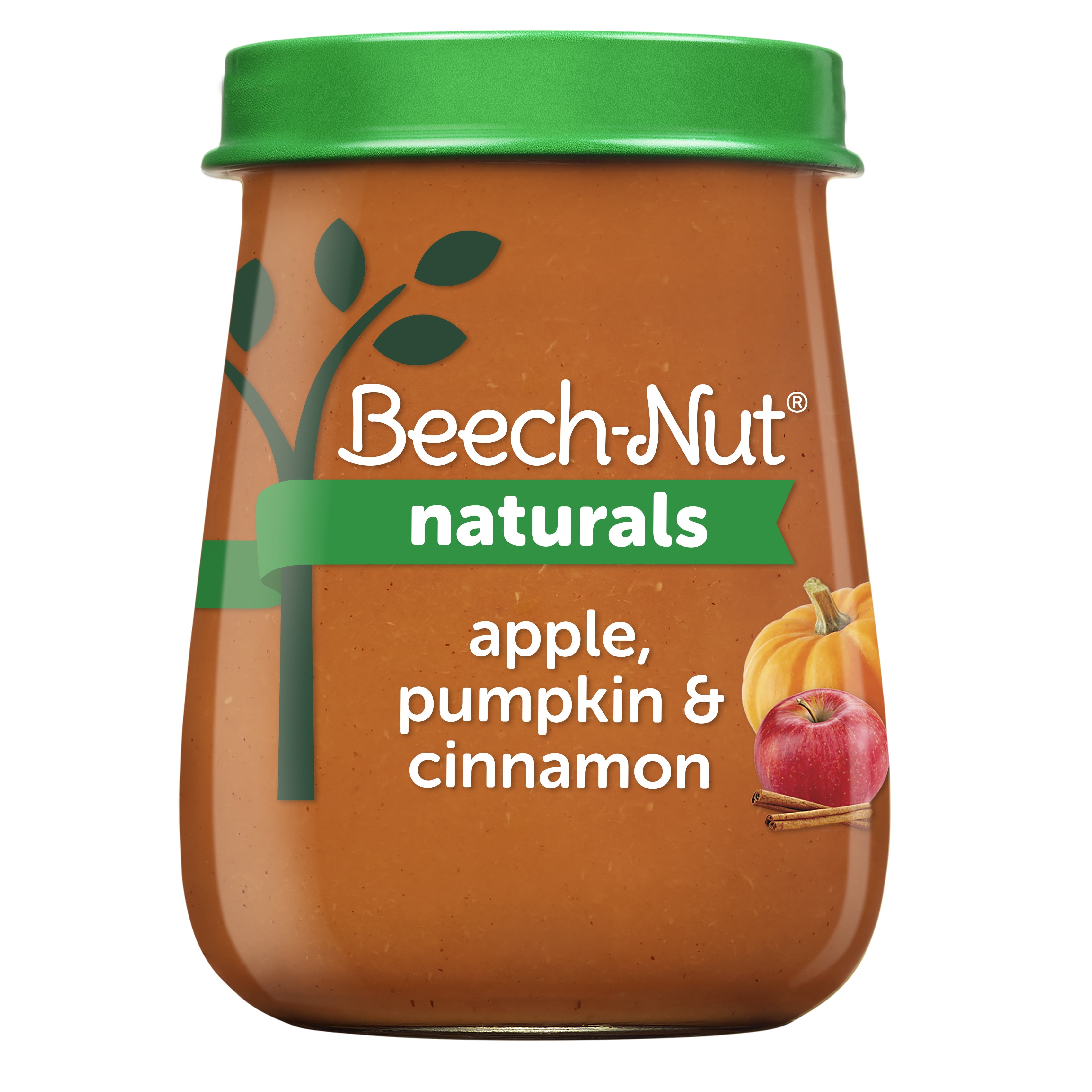 BeechNut Naturals Stage 2, Apple Pumpkin & Cinnamon Baby Food, 4 oz