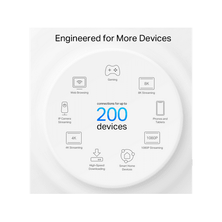 TP-Link - Deco XE75 Pro AXE5400 Tri-Band Wi-Fi 6E Whole Home Mesh System (3-Pack) - White