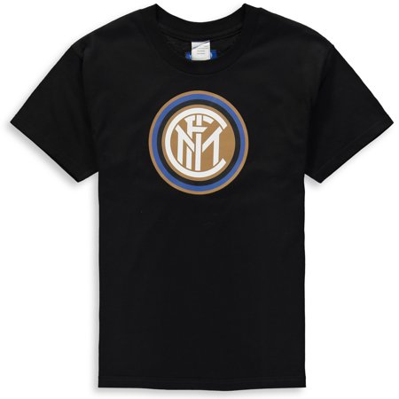 Milan Home Shirt - Inter Milan Levelwear Youth Core Logo T-Shirt - Black